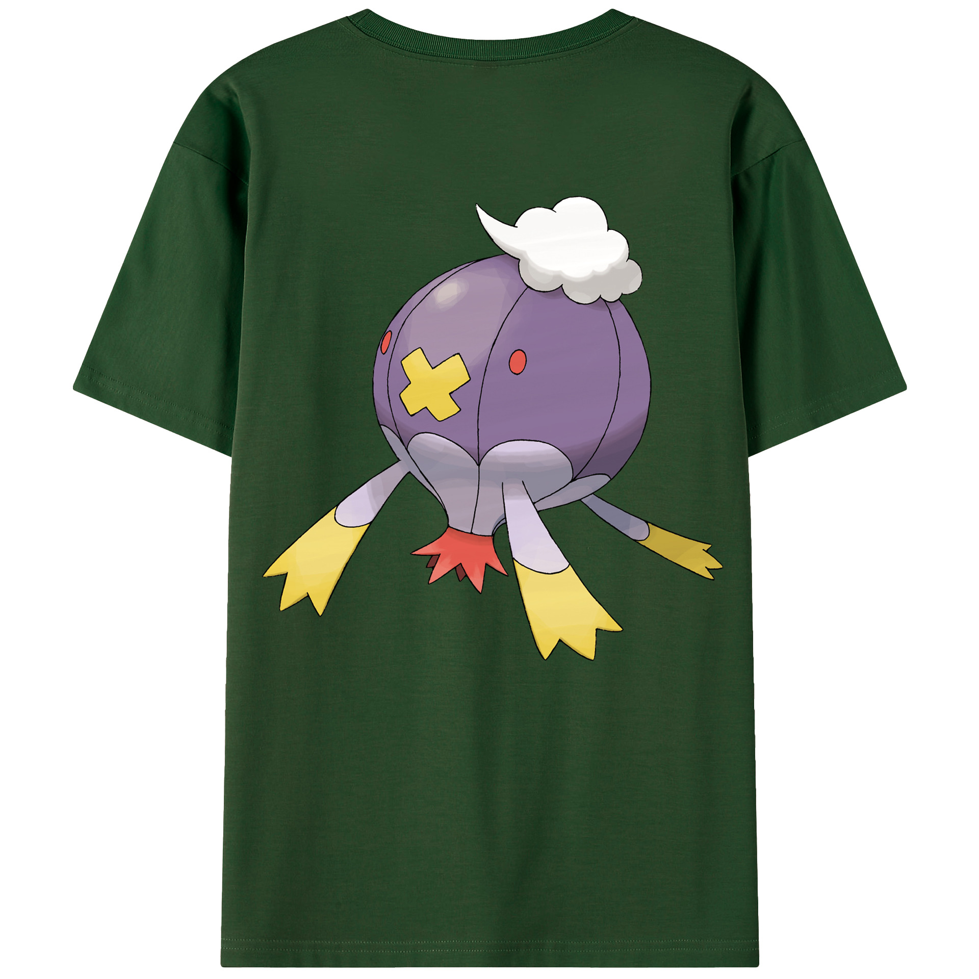 （画像用） ポケットモンスター Pokémon 綿100％半袖Tシャツ（背面プリント）